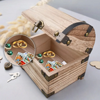Personalized Wooden Treasure Chest – Wedding & Engagement Gift