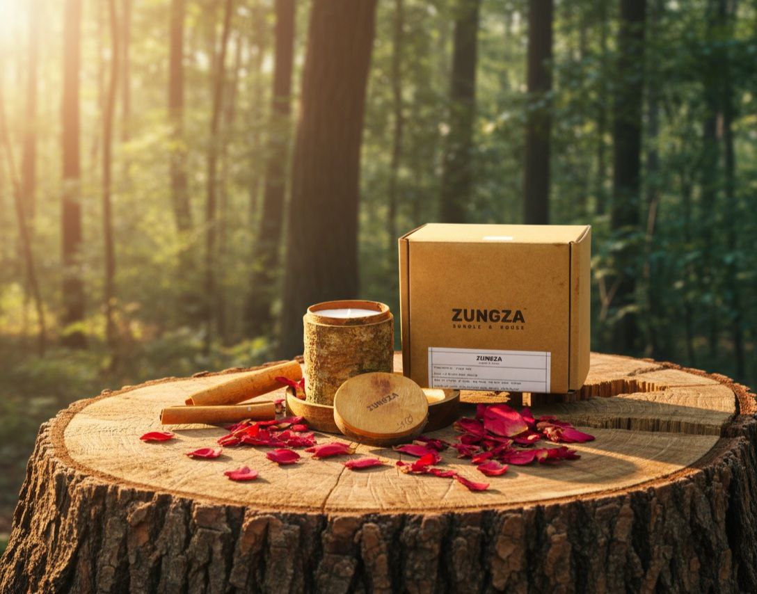 Cinnamon Bark Candle – Handmade from Nature’s Wood