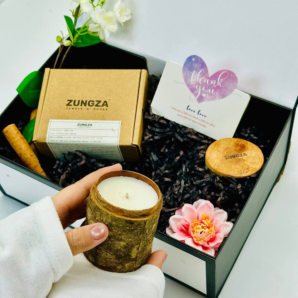 Cinnamon Bark Candle – Handmade from Nature’s Wood