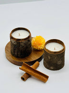 Cinnamon Bark Candle – Handmade from Nature’s Wood