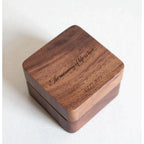 Personalized Wooden Ring Box – Free Email Design Proof Before Shipping